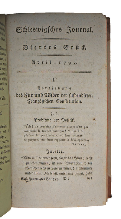 Schleswigsches Journal. 12 parts. (photo 2)
