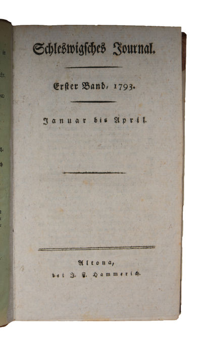 Schleswigsches Journal. 12 parts. (photo 6)