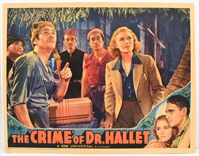 [THEATER] [CINEMA] [POSTER] THE “CRIME” OF DR. HALLET