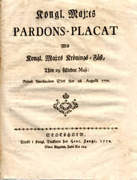 Kongl. Maj:ts pardons-placat wid Kongl. Maj:ts…