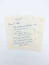 Autograph letter signed ("SVB") to his mother in Westtown, Pennsylvania; written from New York, the original hand-addressed and stamped envelope postmarked 10 March 1940