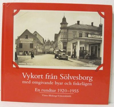 Vykort från Sölvesborg med omgivande byar och…
