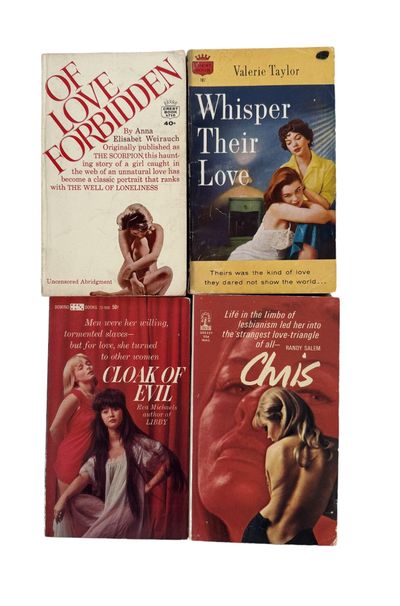 LGBTQ+ Literature Lesbian Pulp Fiction by Women Writers 1957 to 1968 Including Weirauch Taylor and Michaels