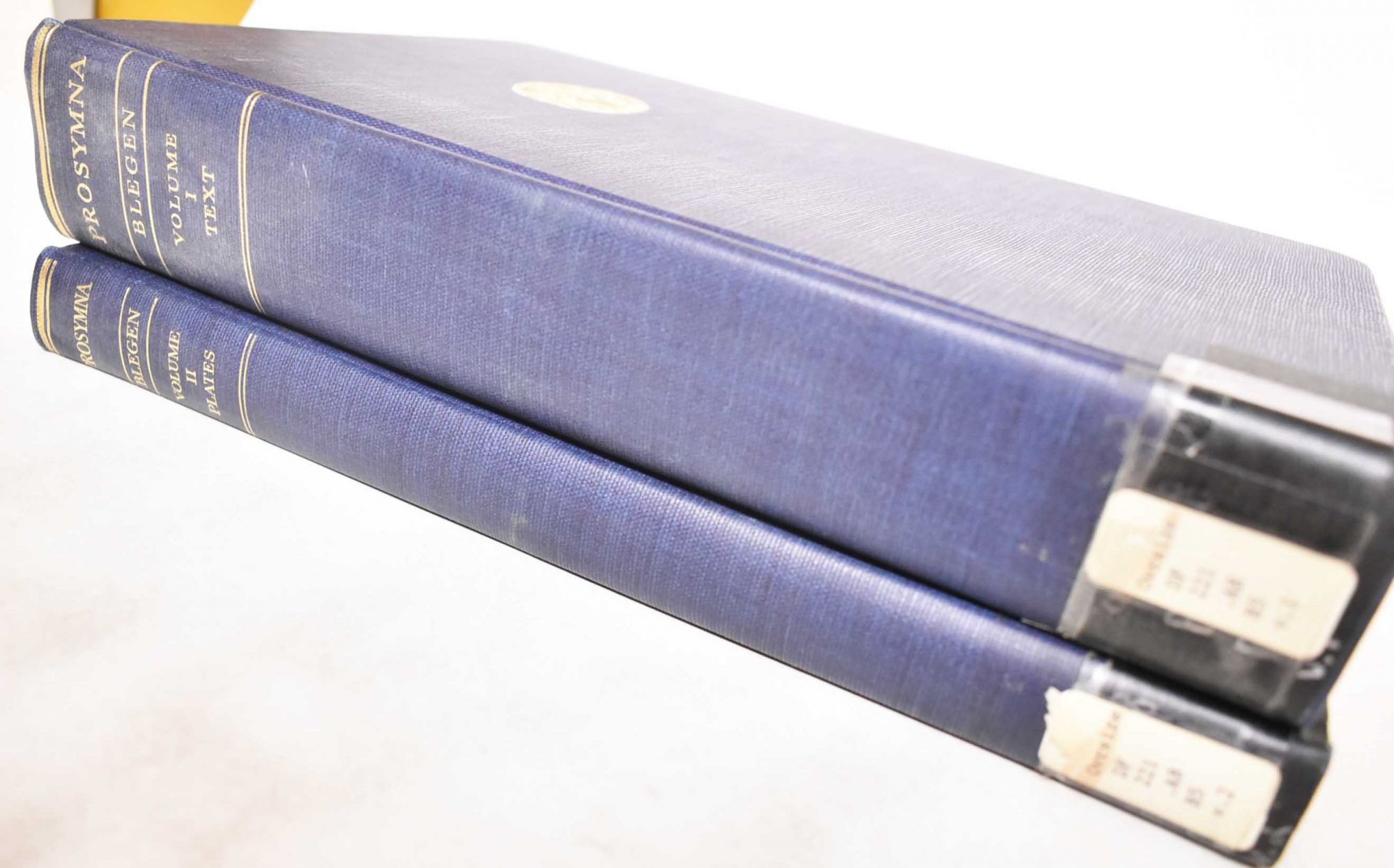 Prosymna The Helladic Settlement Preceding The Argive Heraeum Volume 1 And Volume 2 By Carl W And Elizabeth Pierce Blegen Blegen Hardcover 1937 From Mullen Books Inc Abaa Ilab Sku