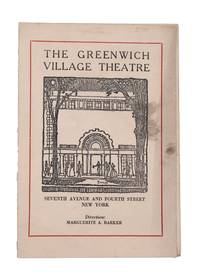 The Greenwich Village Theatre Program for a production of Fashion [1924]