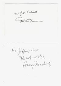 image of Autographs of five Nobel laureates in economics