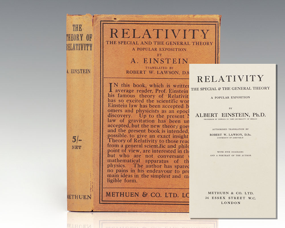 Relativity The Special And General Theory. by Albert Einstein First