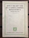 Arte y vocabulario de la lengua dohema, heve, o eudeva; anónimo (siglo XVII)