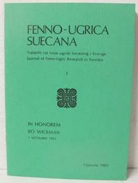 In honorem Bo Wickman 7 september 1982.