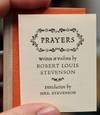Prayers Written at Vailima. With an Introduction by Mrs. Stevenson.