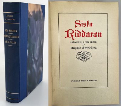 Sista riddaren. Skådespel i fem akter. +…