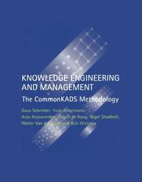 Knowledge Engineering and Management : The CommonKADS Methodology