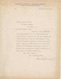 cover of Typed Letter Signed