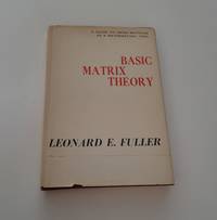 Basic Matrix Theory