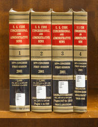 United States Code Congressional And Administrative News 2001 Pts 1-4