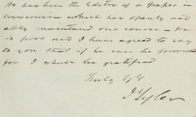 14/07/1843. John Tyler was the first vice president in American history to succeed to the presidency...