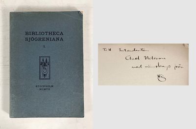 Bibliotheca Sjögreniana. I. Förteckning på böcker…