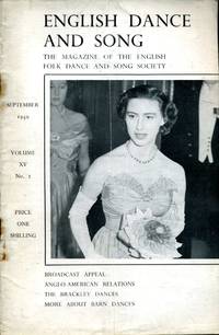 image of English Dance and Song :The Magazine of the English Folk Dance and Song Society : Vol XV No 2 Sept 1950