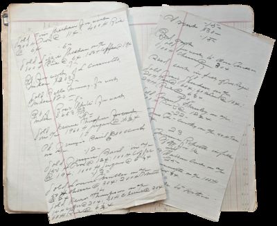 Cash Book of a Merchant Working in California, Oregon, and New Jersey, 1896