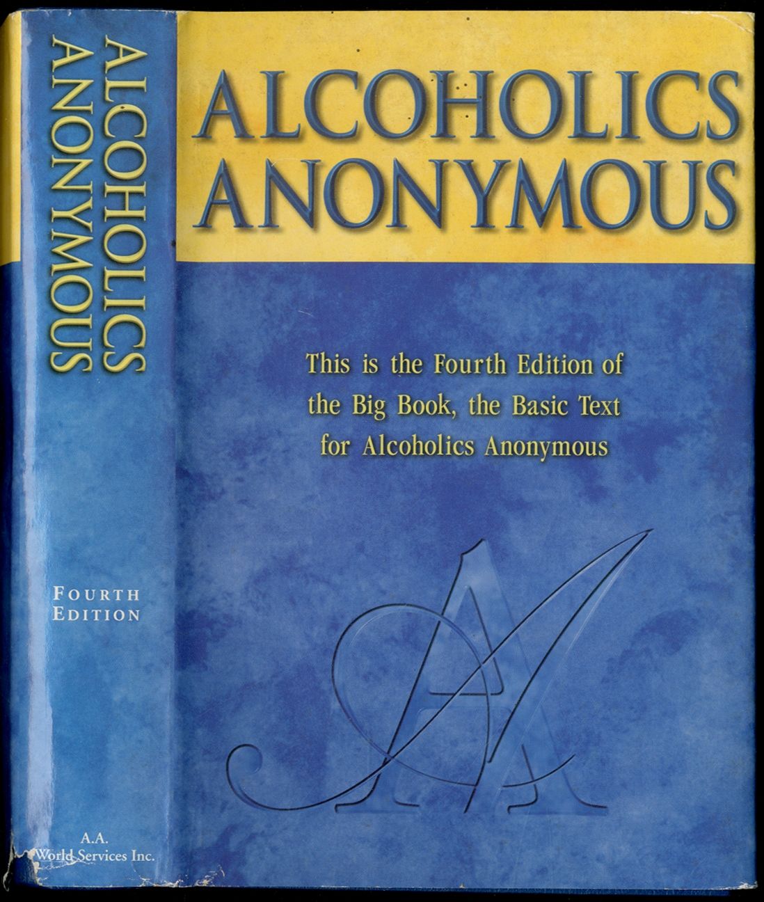 Alcoholics Anonymous Big Book, 4th Edition, Trade Paperback, Hazelden Publishing, Used