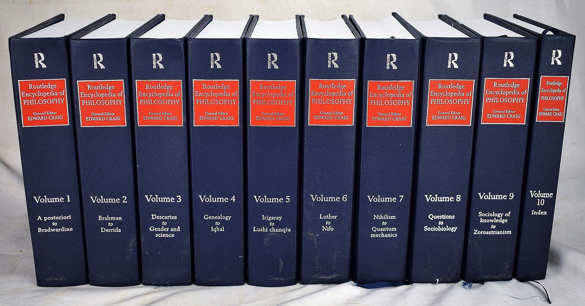 Routledge Encyclopedia of Philosophy (10 Volume Set) by Craig