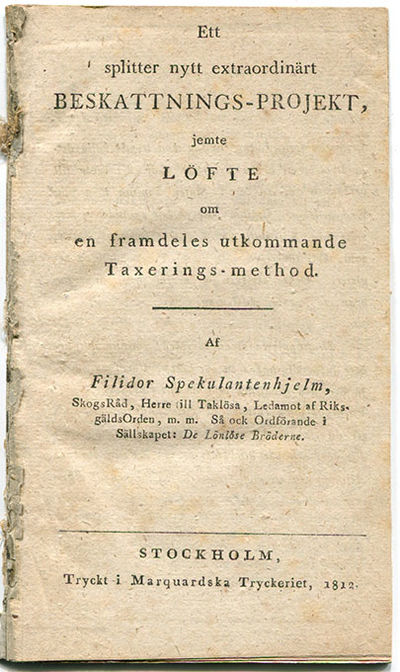 Ett splitter nytt extraordinärt…