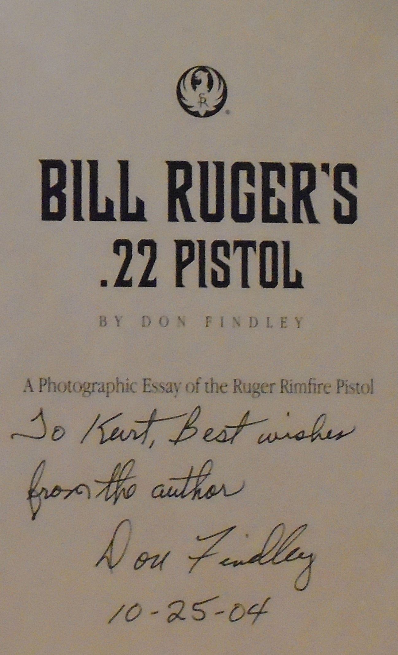 Bill Ruger's .22 Pistol : A Photographic Essay of the Ruger Rimfire ...