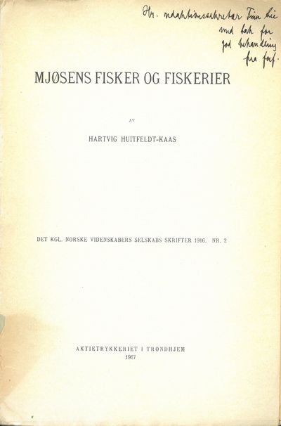 Mjøsens fisker og fiskerier.