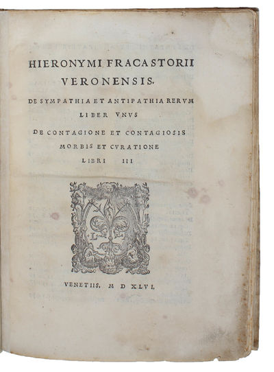 De Sympathia et Antipathia rerum. Liber unus. De…