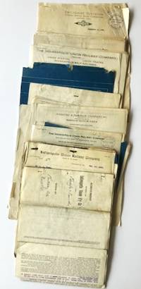 A Collection of Letters and Blueprint Maps Regarding the Relationship Between Nordyke &amp; Marmon Co. and Indianapolis Union Railway Company from 1901 to 1938.