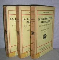 La Litterature Francaise: Des Origines a 1870: XVIIIe Siecle Volumes 1-3 by Sainte-Beuve - 1926/27 