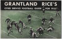 Grantland Rice's Cities Service Football Guide for 1933