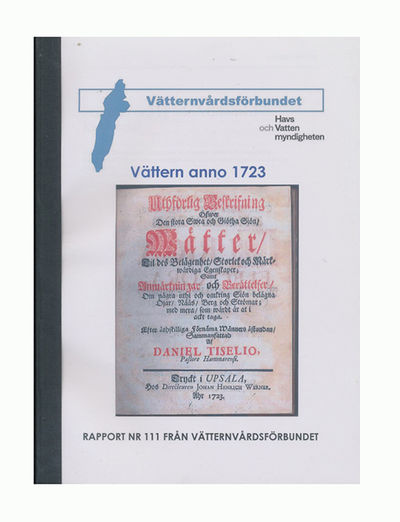 Vättern anno 1723. Stenciltryck.