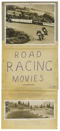 image of Road Racing Movies (Original handmade poster / maquette for motorcycle road races held in Vancouver and on the Isle of Man)