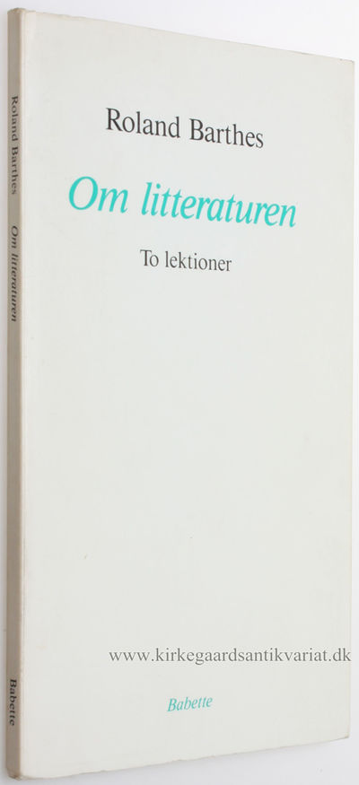 Om litteraturen. To lektioner.