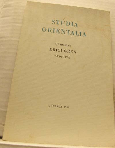 Studia orientalia memoriae Erici Gren dedicata.