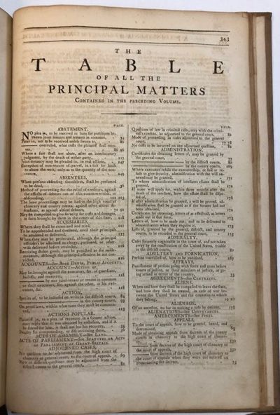 A COLLECTION OF ALL SUCH ACTS OF THE GENERAL ASSEMBLY, OF VIRGINIA, OF A PUBLIC AND PERMANENT NATURE, AS ARE NOW IN FORCE; WITH A TABLE OF THE PRINCIPAL MATTERS. TO WHICH ARE PREFIXED THE DECLARATION OF RIGHTS, AND CONSTITUTION, OR FORM OF GOVERNMENT