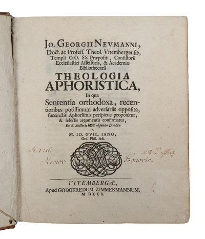 Theologia aphoristica in qua sententia orthodoxa... (photo 2)