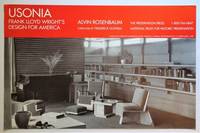 Promotional Poster: USONIA Frank Lloyd Wright&#039;s Design for America by Rosenbaum, Alvin; Foreword by Frederick  Gutheim - 1993