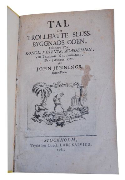 Tal om Trollhätte slussbyggnads öden, hållet för…