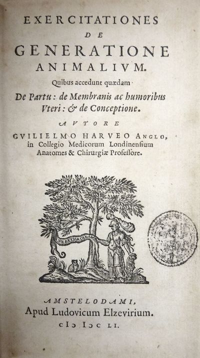 Exercitationes de generatione animalium..