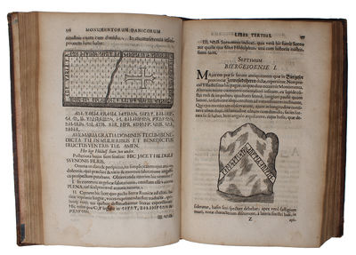 Danicorum Monumentorum Libri Sex: E spissis antiquitatum tenebris et in Dania ac Norvegia extantibus ruderibus eruti + Regum Daniae Series duplex et Limitum inter Daniam & Sveciam Descriptio. Ex vetustissimo Legum Scanicarum Literis Runicis in membran... - [THE FIRST WRITTEN STUDY OF RUNES] (photo 4)