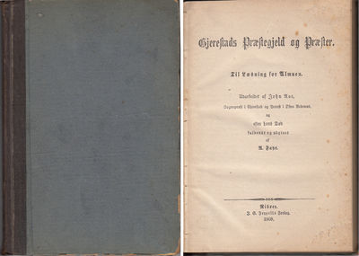 Gjerestads Præstegjeld og Præster. Til Læsning…