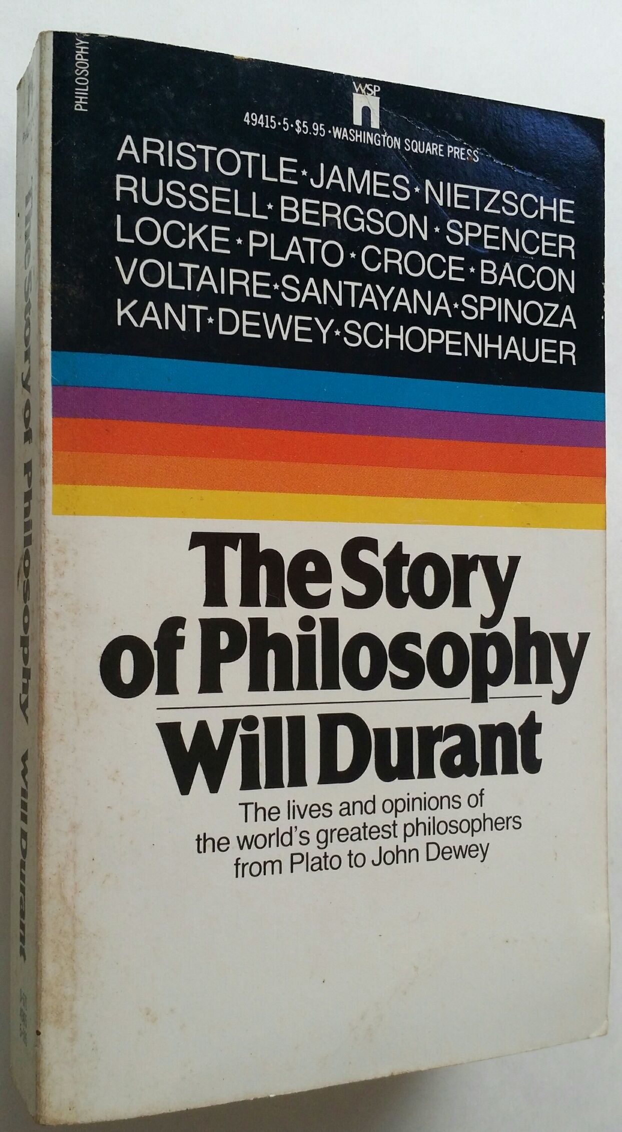 THE STORY OF PHILOSOPHY by Will Durant | Mass Market Paperbound