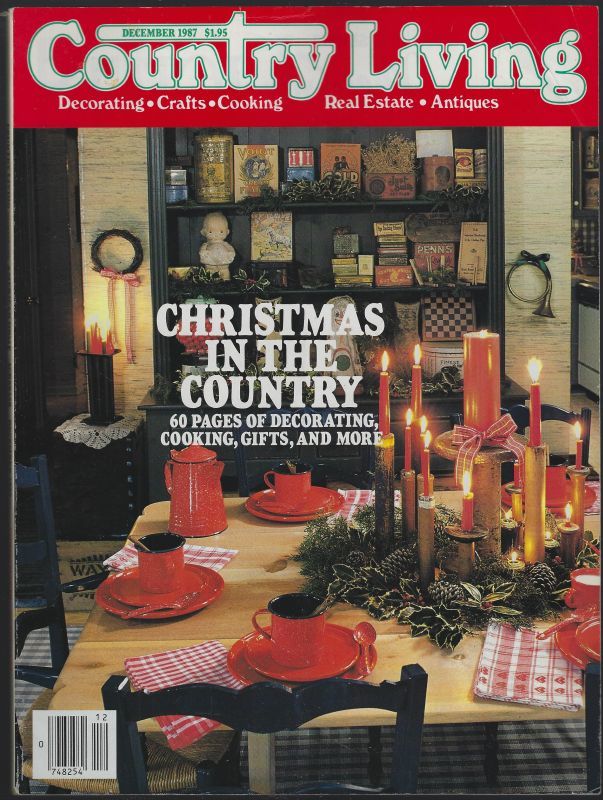 COUNTRY LIVING MAGAZINE DECEMBER 1987