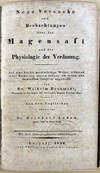 Neue Versuche und Beobachtung über den Magensaft und die Physiologie der Verdauung
