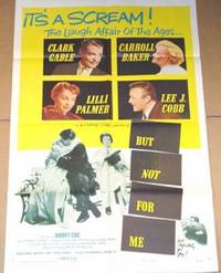 1959 'BUT NOT FOR ME' MOVIE POSTER; CLARK GABLE; ELLA FITZGERALD; GERSHWIN