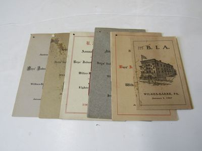 Four Annual Reports Boy's Industrial Association of Wilkes-Barre