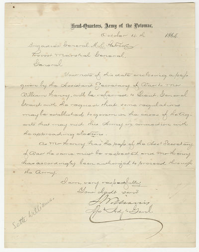 Prior to 1864 presidential election, McClellan’s former groomsman tries to even the field