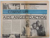 cover of Coming Up! May 1983; AIDS: Anger to Action